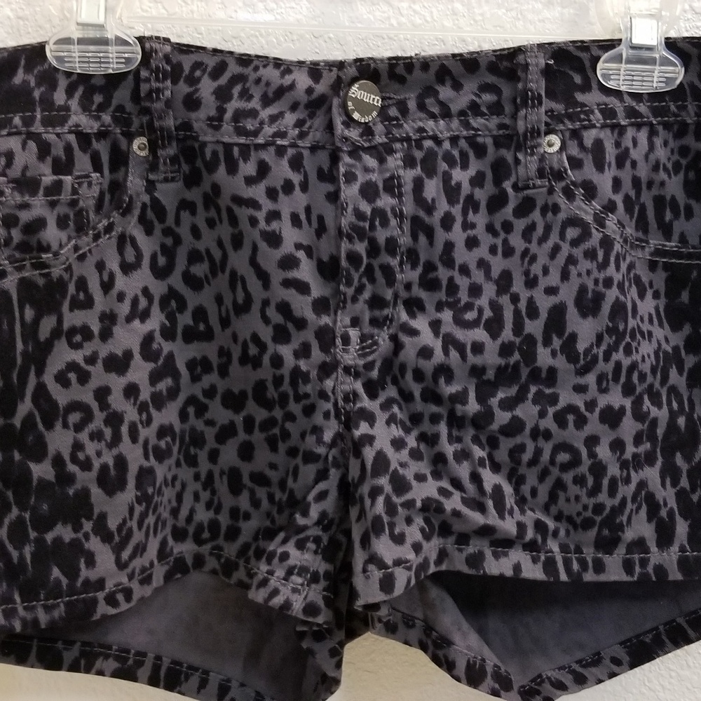 Leopard print shorts